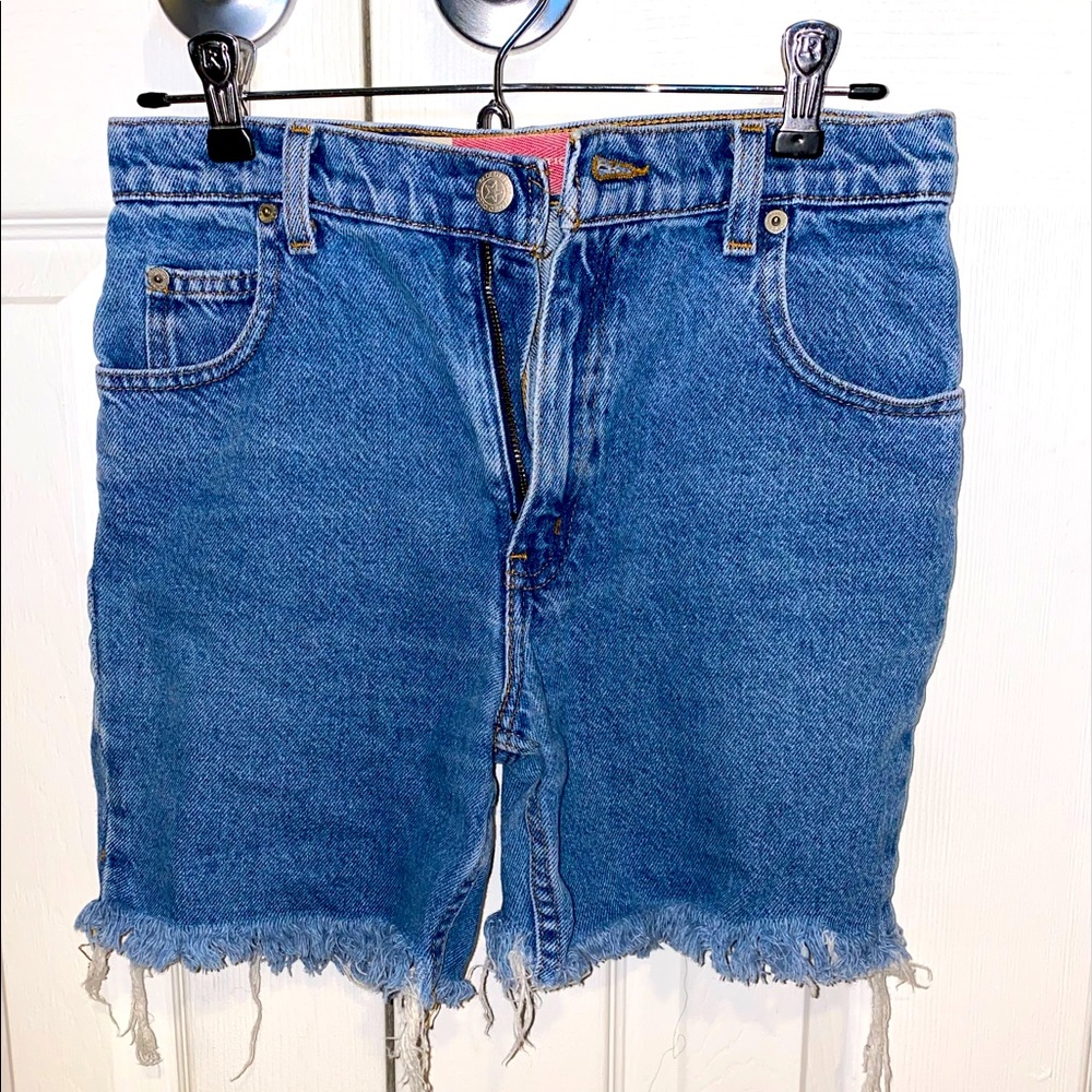 Vintage, high waisted, jean shorts